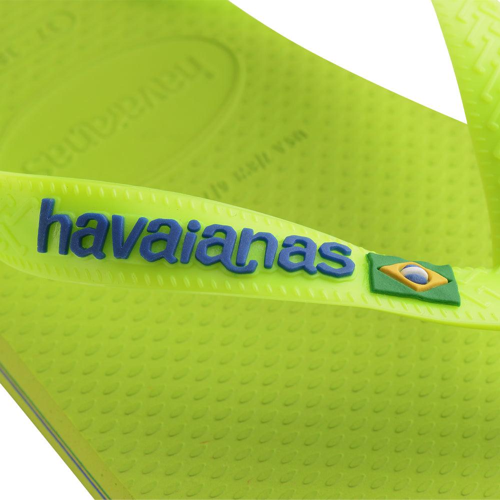 Havaianas Brazil Logo Neon Flip Flops - Stokedstore