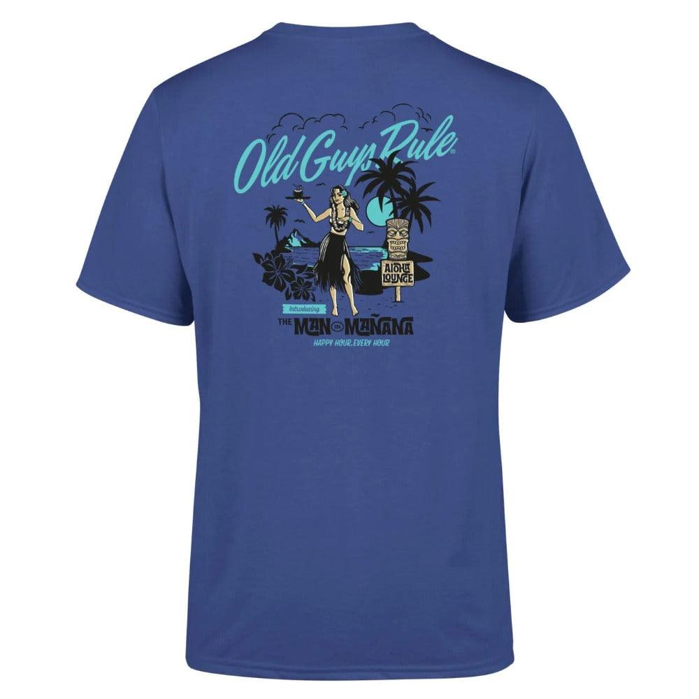 Old Guys Rule 'Aloha Lounge' Tee Shirt - Stokedstore
