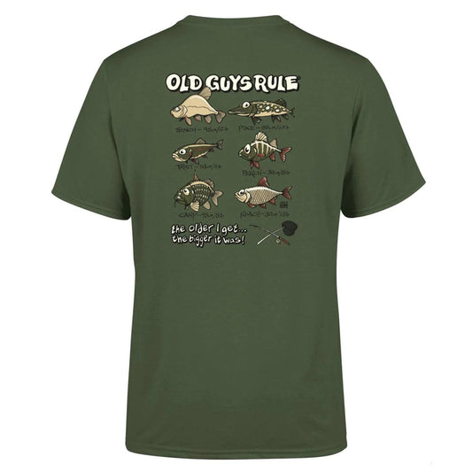 Old Guys Rule 'Bigger Fish' Tee Shirt - Stokedstore