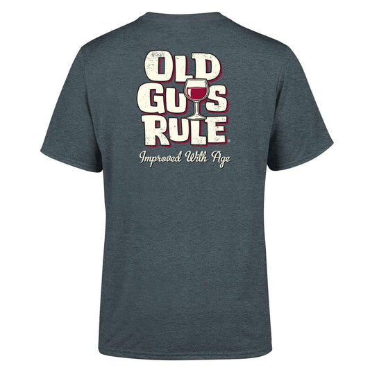 Old Guys Rule 'Improved with age' Tee Shirt - Stokedstore