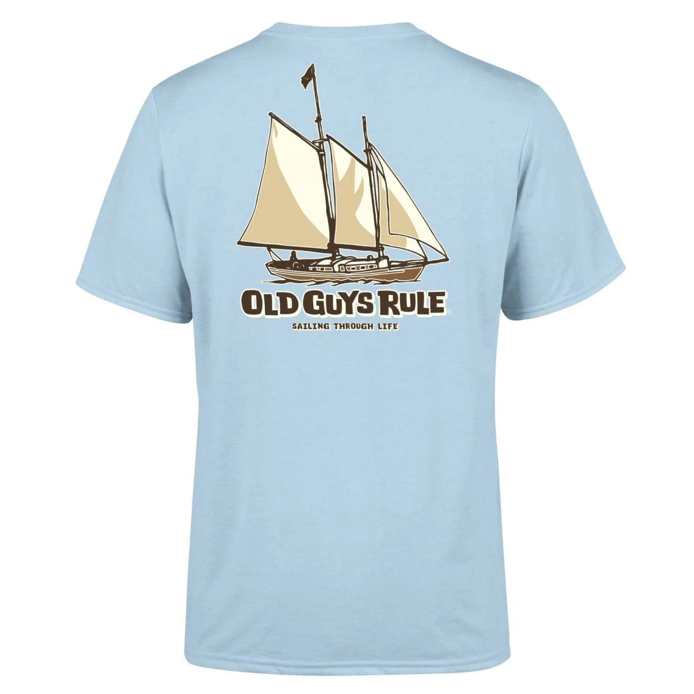 Old Guys Rule 'Sailing Through Life' Tee Shirt - Stokedstore