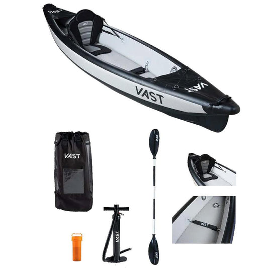 Vast Stealth Inflatable Kayak Package 1 & 2 Person - Stokedstore