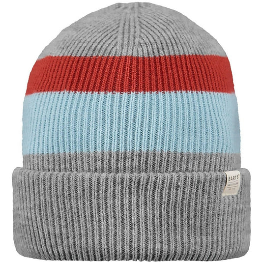 Barts Cowie Beanie: Army | Heather Grey | Old Blue - Unisex - Stokedstore
