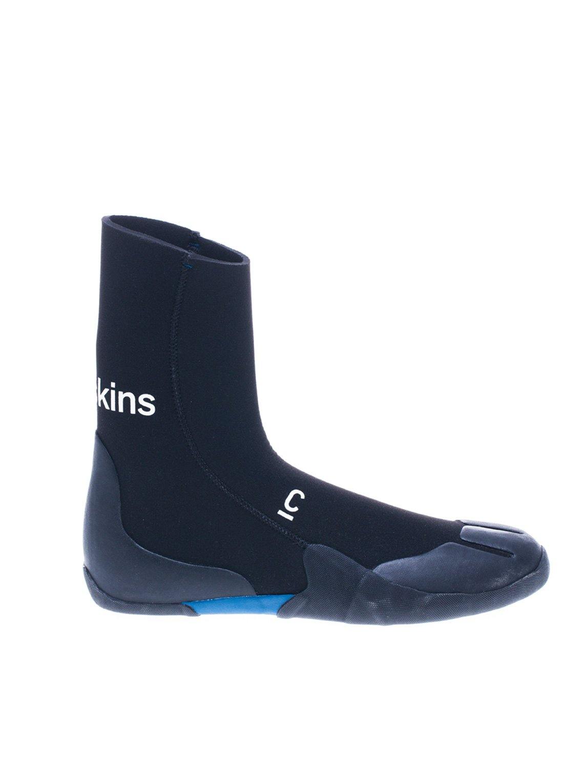 C-Skins Legend 5mm Adult Round Toe Boots - Black/Ocean Blue - Stokedstore