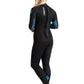 C-skins Surflite 4:3 Wetsuit: Black/Caribbean Blue - Womens - Stokedstore