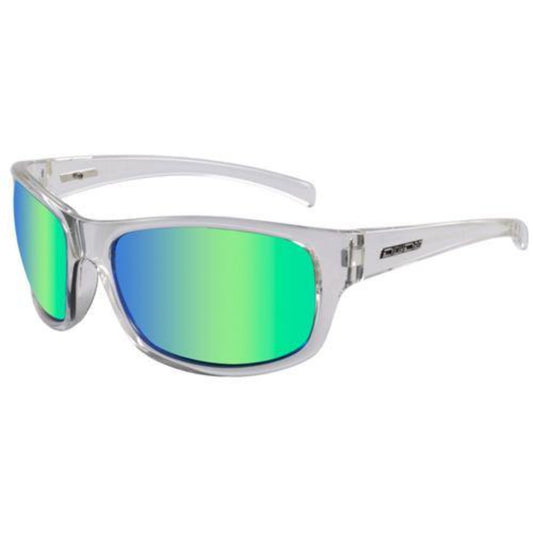 Dirty Dog Shock Sunglasses: Clear/Green Fusion | Black/Green - Stokedstore