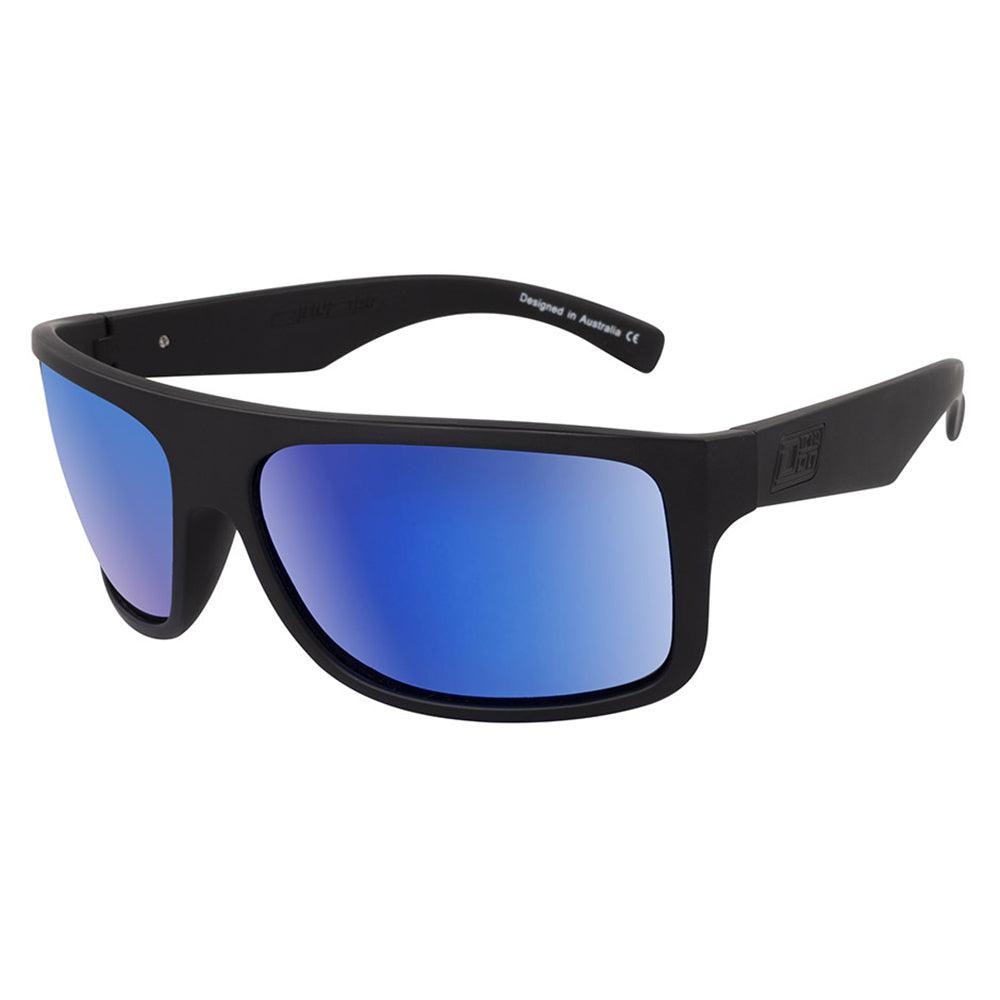Dirty Dog Anvil Sunglasses: Black/Grey | Black/Blue - Stokedstore