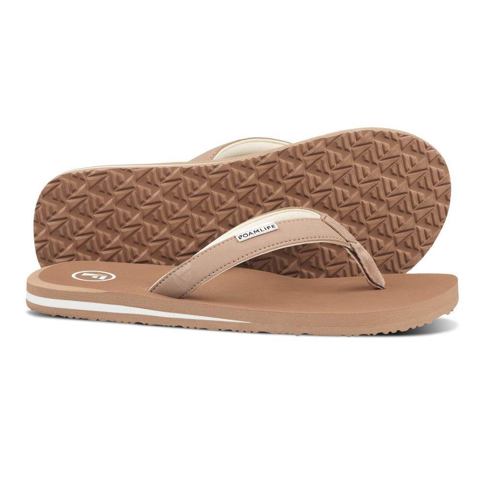 FoamLife Lixi Flip Flops: Black | White | Stone Grey | Spearmint | Hot Coral Pink | Sand - Womens - Stokedstore