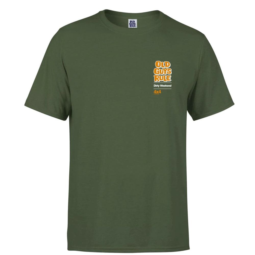 Old Guys Rule 'Dirty Weekend' Tee Shirt - Military Green | Olive | Navy - Stokedstore