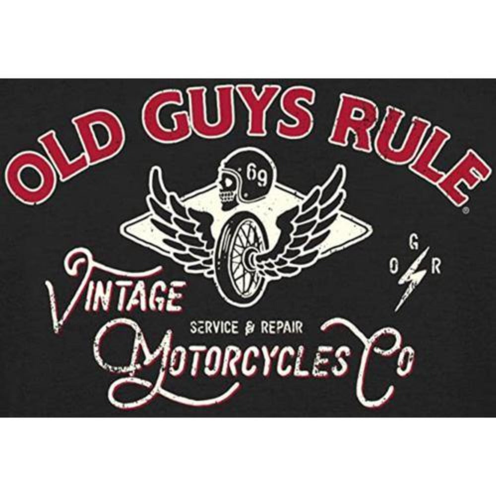 Old Guys Rule 'Vintage Motorcycles 2' Tee Shirt - Stokedstore