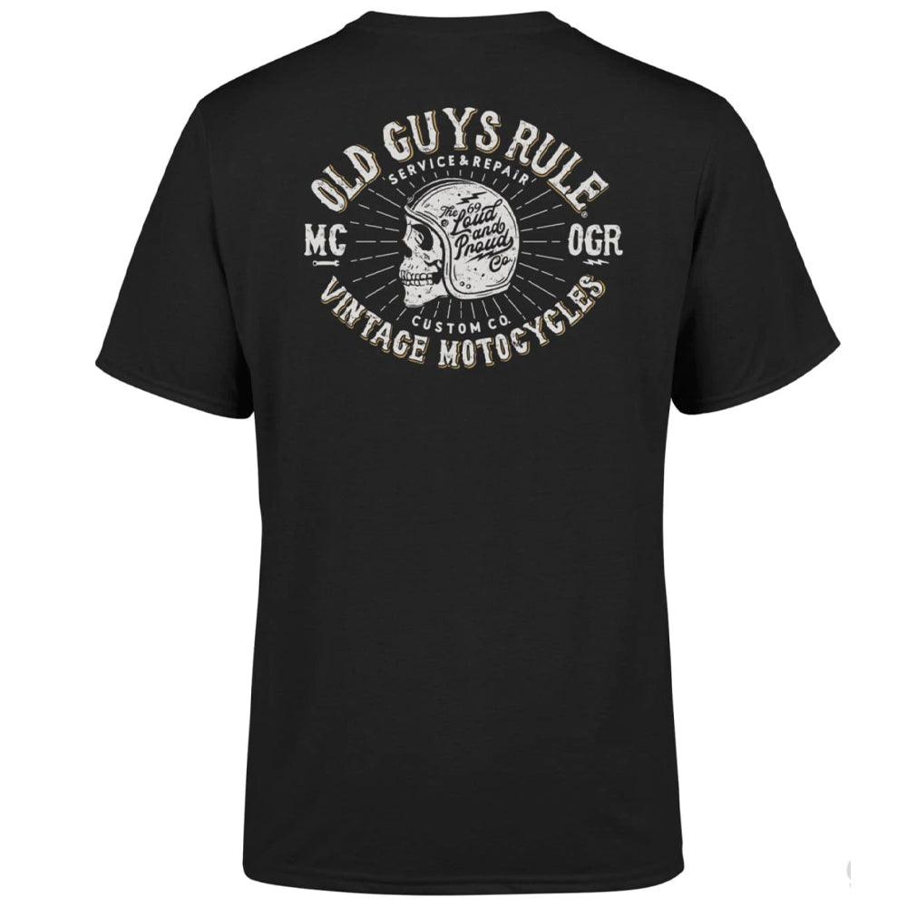 Old Guys Rule 'Vintage Motorcycles 3' Tee Shirt - Stokedstore