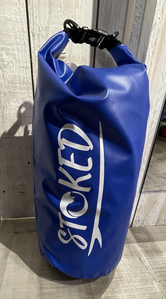 Stoked Dry Life 15 Litre Waterproof Tube Bag: Blue | Red - Stokedstore