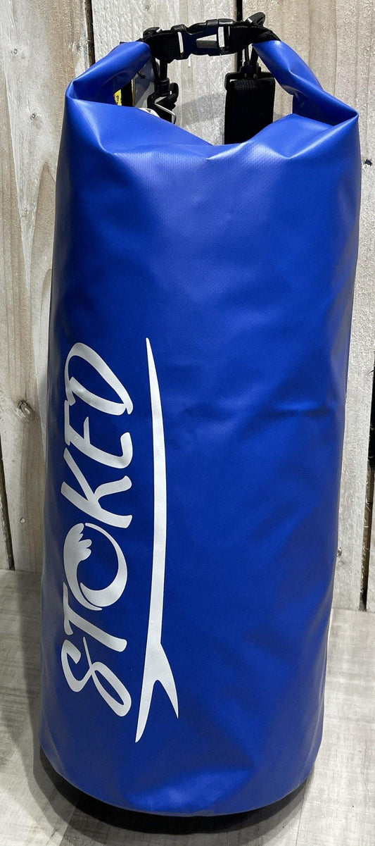Stoked Dry Life 30 Litre Waterproof Tube Bag: Blue | Red - Stokedstore
