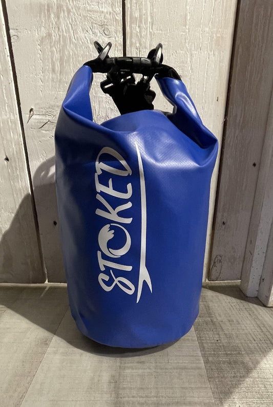 Stoked Dry Life 5 Litre Waterproof Tube Bag: Blue | Red - Stokedstore