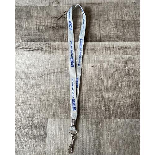 Stoked Lanyard Woven Polyester with Stoked Logo & Key Hook - Stokedstore