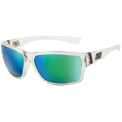 Dirty Dog Storm Sunglasses: Crystal/Green - Stokedstore